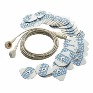 Kit 10 Electrodos + Cable Adaptador para Estimulador de Piso Pélvico